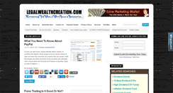 Desktop Screenshot of legalwealthcreation.com